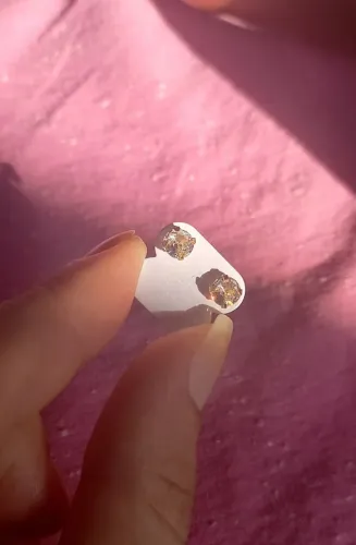 Brinco novo de ouro 18k - Grande 5mm