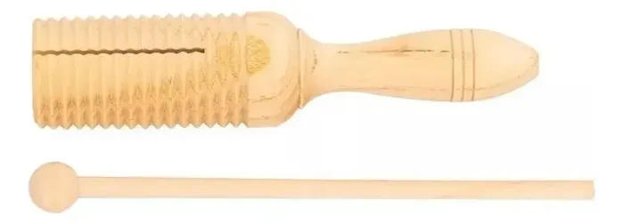 Reco-reco De Madeira 20 Cm Infantil Mini G4-1 Phx - Dia das criança
