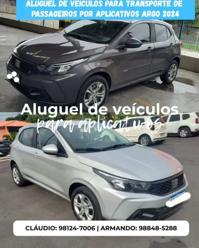 Aluguel de veículos para transporte de passageiros por aplicativos