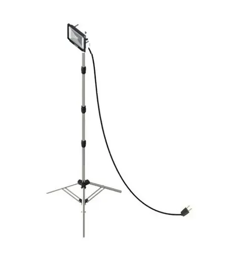 Tripé Holofote Refletor Led Iluminação Altura 1,80m Tripé com Refletor de 50w Com Tomada