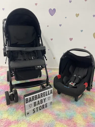 Carrinho de bebê e bebê conforto Burigotto Rio k