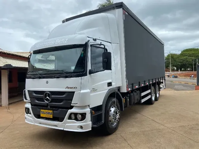 MERCEDES BENZ ATEGO 2430 ANO 2019 200.000KM ORIGINAL BAU SIDER COMPLETO