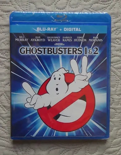 ghostbusters 1 e 2 (bluray duplo)