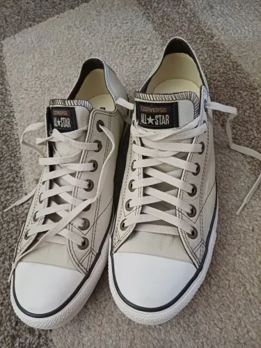 Tênis All Star Converse Couro Branco. 43