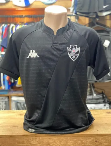 Camisa de Futebol Flamengo - Kappa - Preta