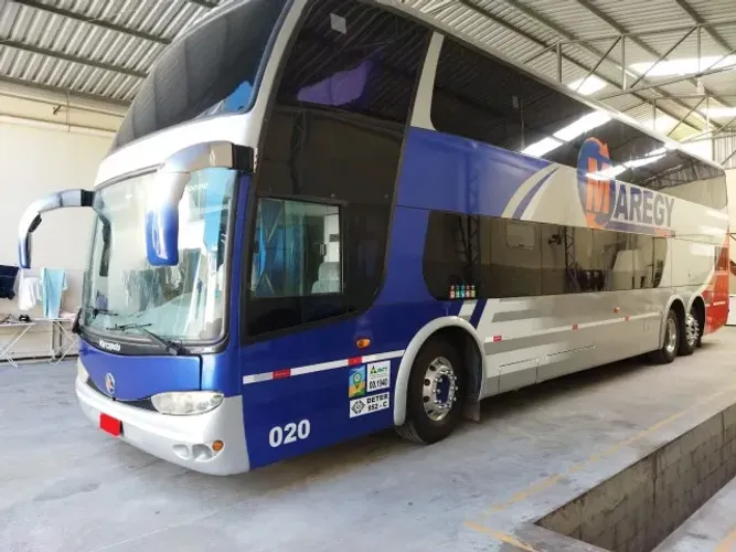 Ônibus Marcopolo Paradiso DD G6 Scania ano 2008