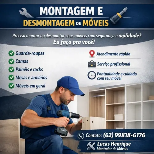 Montagem e desmontagem de móveis