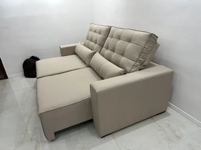 Sofá Retratil reclinável de luxo