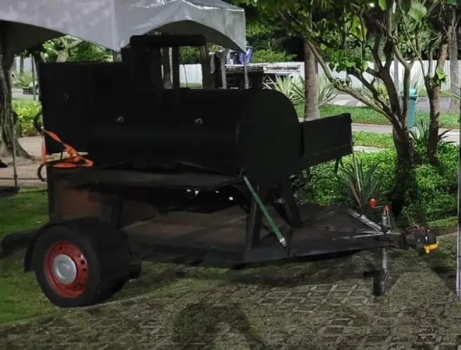 Pitsmoker + Parrilla Carretinha