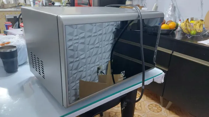 Vendo micro ondas espelhado electrolux 31L