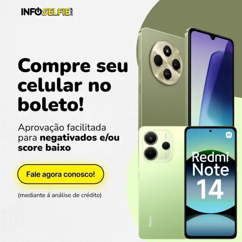 Compre seu CELULAR no BOLETO - Aprovação facilitada para CPF negativado ou score baixo