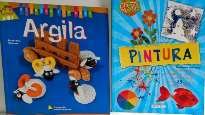 Livros de Artesanato - Argila e Pintura - Novos