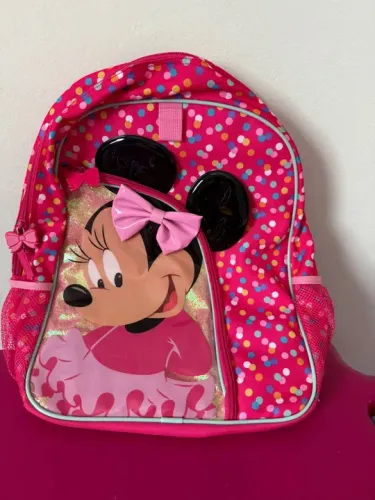 Mochila escolar da Minnie Mouse da Disney