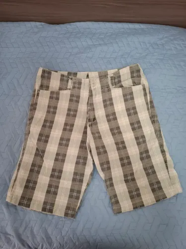 Bermuda xadrez masculino