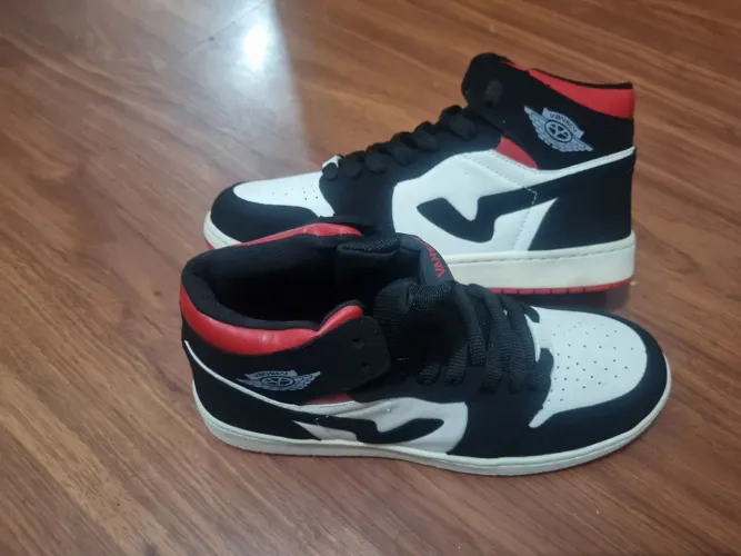 tênis blackfree jordan street cano alto rosa/branco/vermelho 