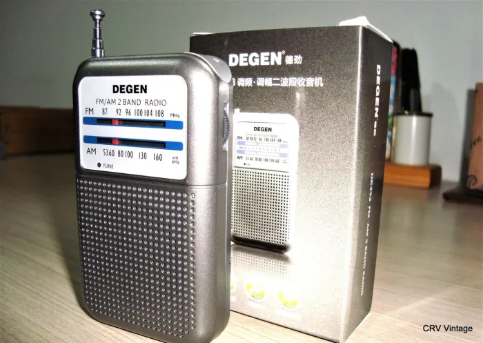 Rádio Portátil Degen DE333 - AM/FM - Novo // Pronta Entrega