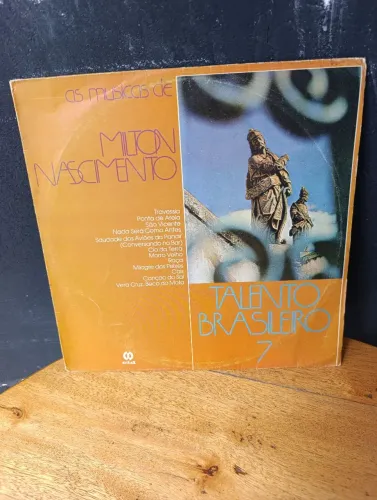 LP DISCO VINIL MILTON NASCIMENTO TALENTO BRASILEIRO 7 CID 1978<br>