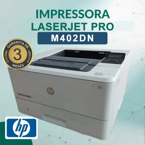 IMPRESSORA HP LASERJET PRO M402DN 3 MESES DE GARANTIA
