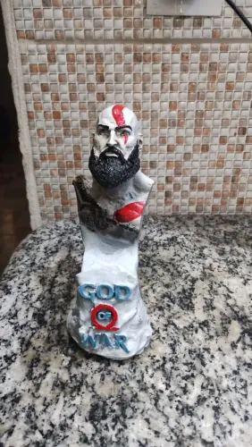 Busto Kratos God of War - Colecionável