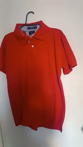 Camiseta Polo Tommy Hilfiger Vermelha