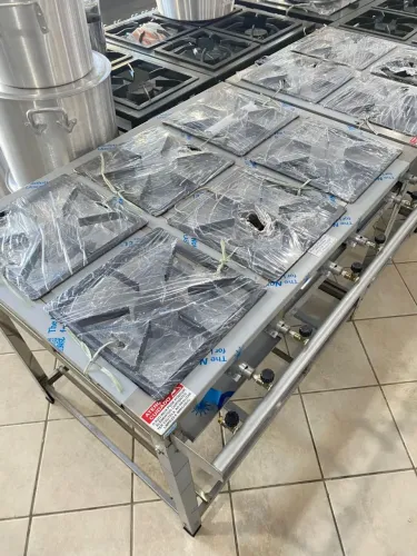 NZ. Fogão Industrial inox 6 Bocas 30x30 alta pressão 