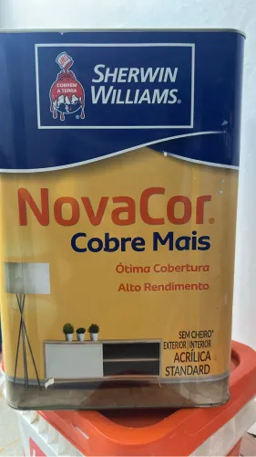 Tinta Branca Novacor Cobre Mais Standard Fosco Exterior, I