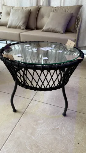 Mesa aparador central lateral champanheira