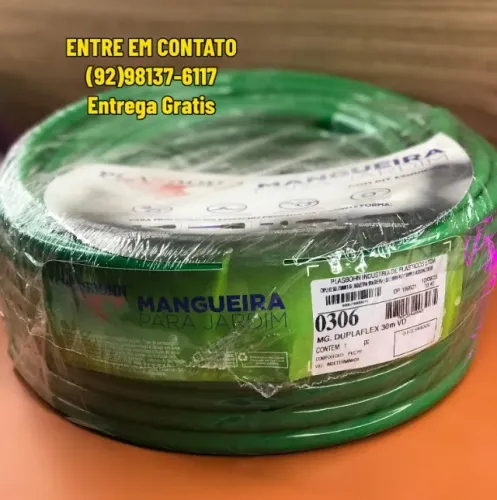 Mangueira de Jardim Resistente de 30 metros com esguicho