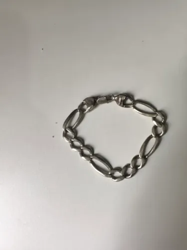Pulseira prata 925 bruta