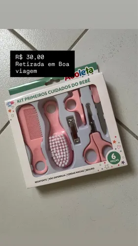 Kit primeiros cuidados do bebê 