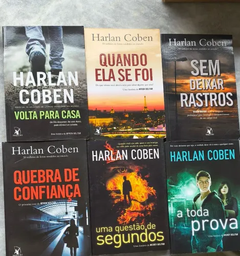 Livros Harlan Coben (sebo)