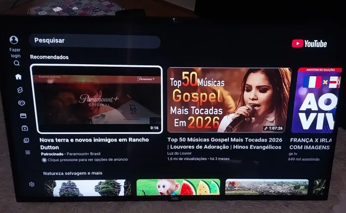 Vendo uma tv AOC smart de 43" tv completa. Valor $1300