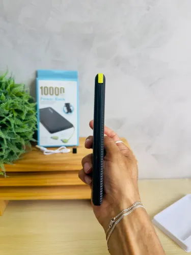 Carregador Portátil Power Bank 10.000mAh | Adaptador iPhone e Tipo-C | Entrega Imediata