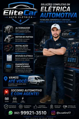 Elétrica automotiva profissional 12V e 24V a domicílio