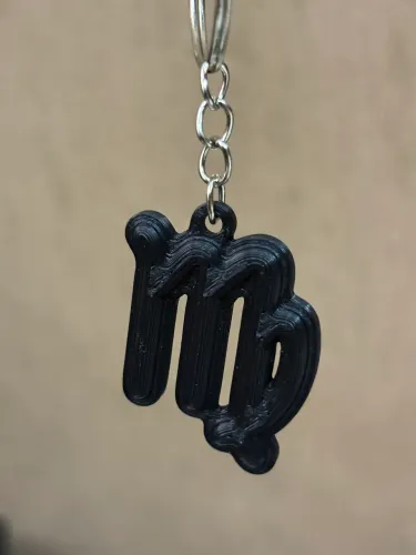 Chaveiro Símbolo do Signo Virgem do Zodíaco Astrologia