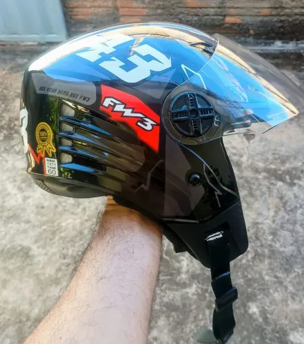 Capacete FW3 Aberto 