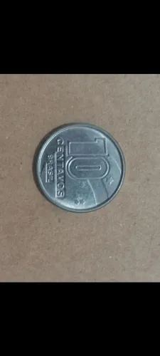 Moeda Antiga 10 Centavos (série trabalhadores)