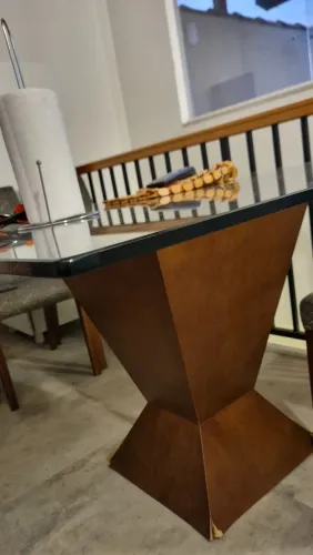 Tampo de mesa vidro temperado