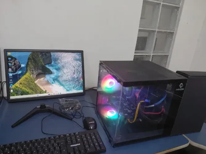 Computador Completo Gamer i5 7500 Ssd 240 + Hd 500 Ram 16Gb Gtx 750 Ti Monitor 19 Zerado