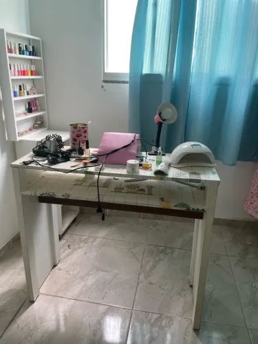Kit completo unha de gel com mesa
