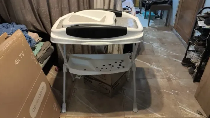 Banheira de Bebe Desmontável com Trocador
