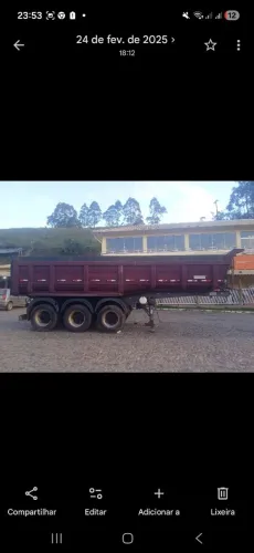 Carreta caçamba rossett