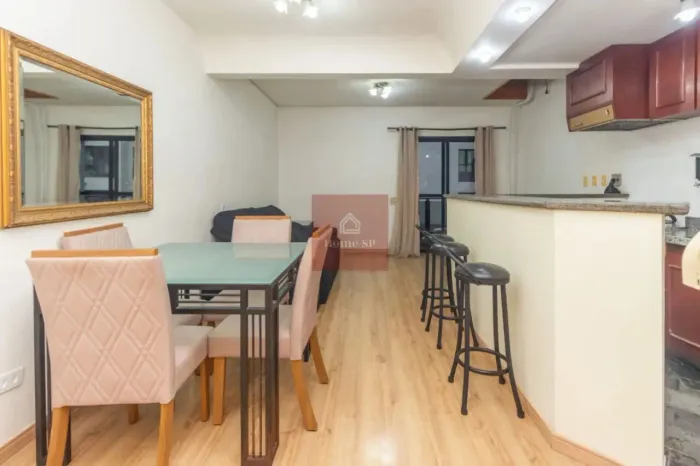 Apartamento tipo para venda em Moema com 1 quarto, 52m²