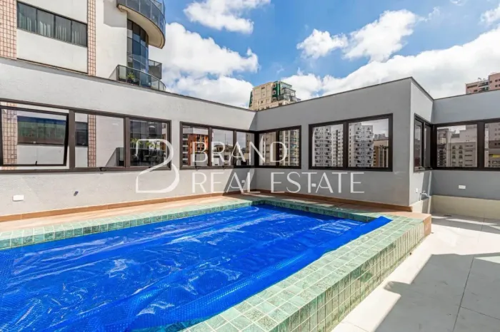 401 m², 3 suítes e 4 vagas ? Cobertura Duplex com Piscina e Elevador Privativo