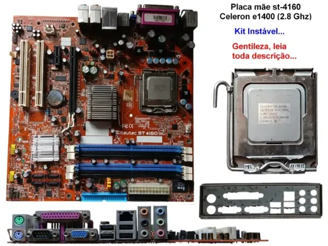 Itautec ST-4160 + Celeron e1400 ( Instável ) - Gentileza leia toda descrição...