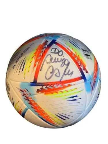 BOLA AUTOGRAFADA PELO JOGADOR DA SELEÇÃO BRASILEIRA CAFÚ