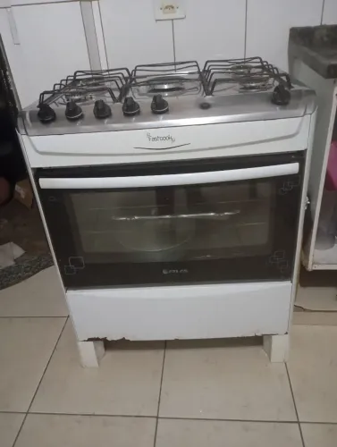 Fogão 5 bocas troco por armário de cozinha