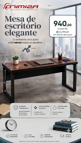Mesa para escritório