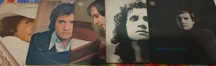 Coleção Disco Vinil Roberto Carlos - 6 discos