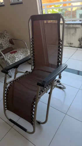 Espreguiçadeira cadeira para piscina, camping, dobrável, reclinável, gravidade 0